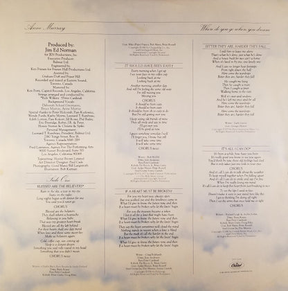 Anne Murray : Where Do You Go When You Dream (LP,Album)