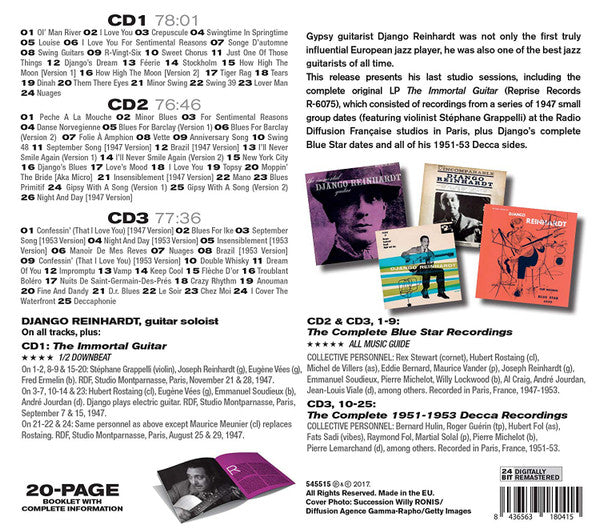 Django Reinhardt : Essential Original Albums (Compilation,Deluxe Edition)