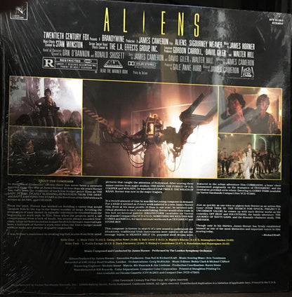 James Horner : Aliens (Original Motion Picture Soundtrack) (LP,Album,Stereo)