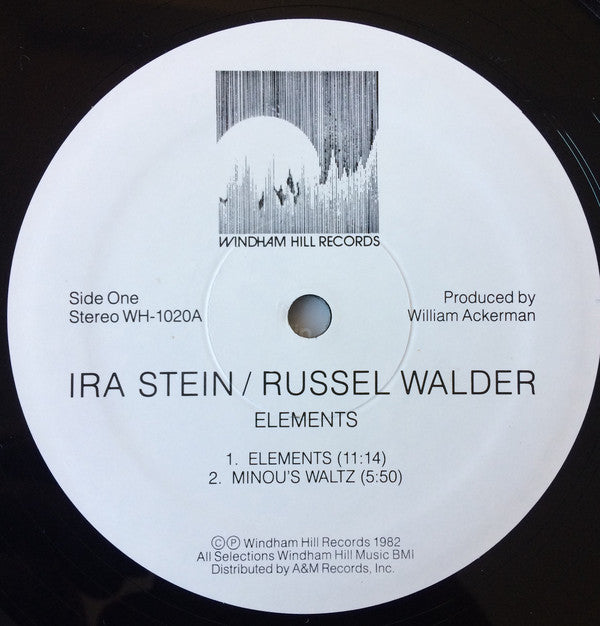 Ira Stein & Russel Walder : Elements (LP,Album,Reissue)