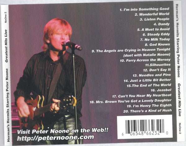 Peter Noone : Greatest Hits, Live (Album)