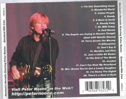 Peter Noone : Greatest Hits, Live (Album)