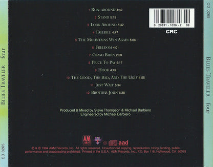 Blues Traveler : Four (Album,Club Edition,Reissue)