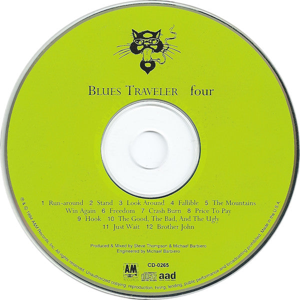 Blues Traveler : Four (Album,Club Edition,Reissue)