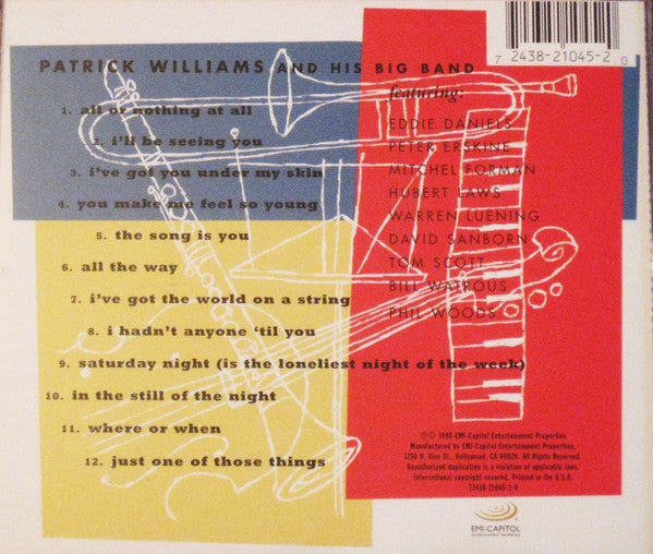 Patrick Williams And His Big Band : Sinatraland (Album)