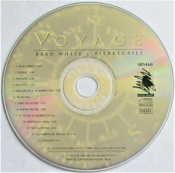 Brad White (3) & Pierre Grill : Voyage (Album)