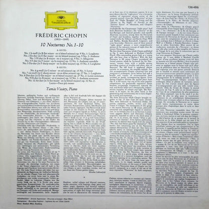Frédéric Chopin - Tamás Vásáry : Nocturnes Nr. 1-10 (LP,Reissue,Stereo)