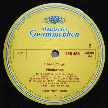 Frédéric Chopin - Tamás Vásáry : Nocturnes Nr. 1-10 (LP,Reissue,Stereo)