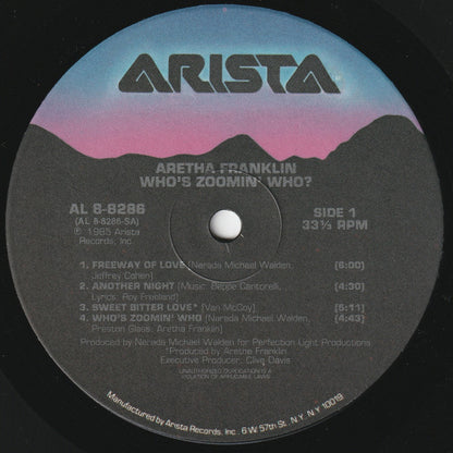 Aretha Franklin : Who's Zoomin' Who? (LP,Album)