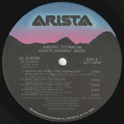 Aretha Franklin : Who's Zoomin' Who? (LP,Album)