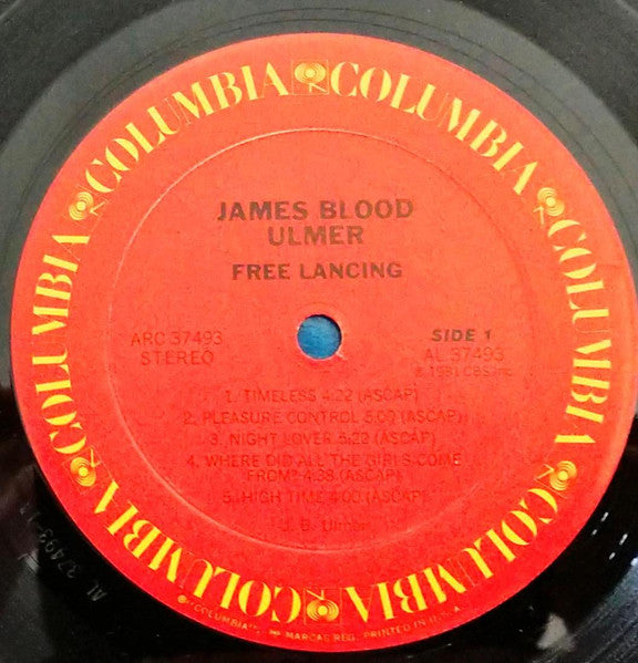 James Blood Ulmer : Free Lancing (LP,Album)