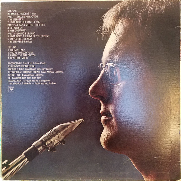 Tom Scott : Intimate Strangers (LP,Album)