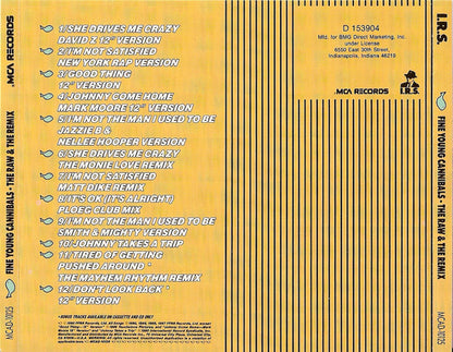 Fine Young Cannibals : The Raw & The Remix (Compilation,Club Edition)