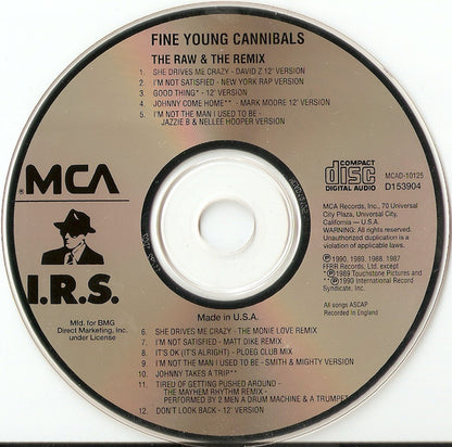 Fine Young Cannibals : The Raw & The Remix (Compilation,Club Edition)