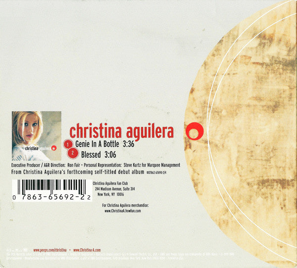 Christina Aguilera : Genie In A Bottle (Single)