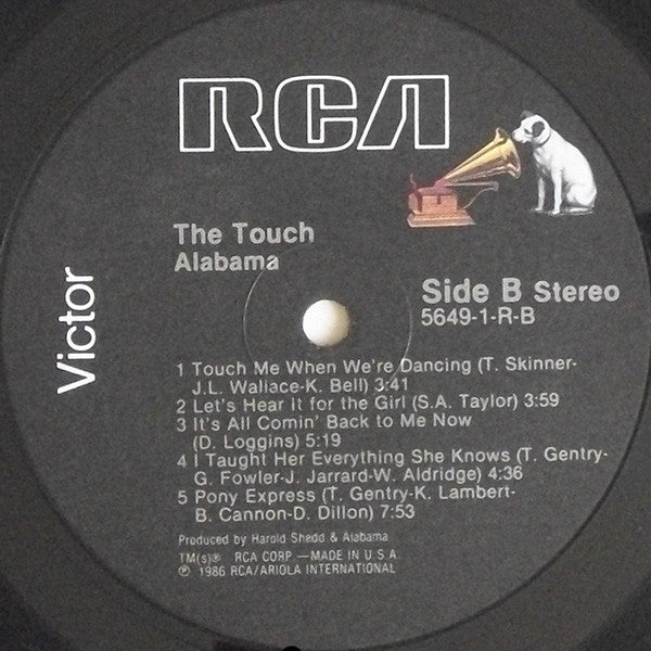 Alabama : The Touch (LP,Album)