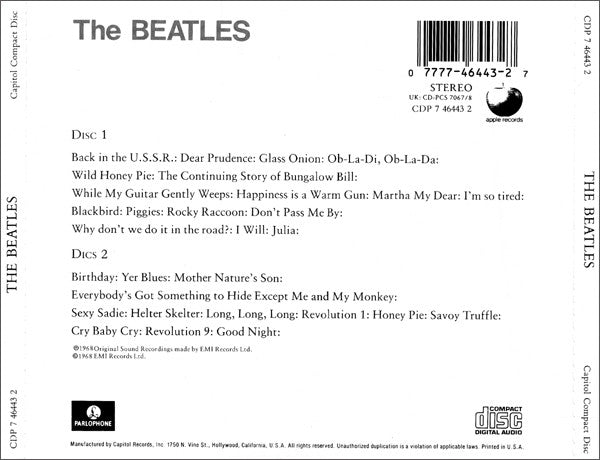 Beatles, The : The Beatles (Album,Reissue)