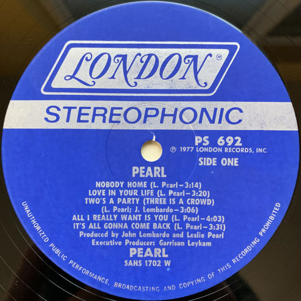Pearl (35) : Pearl (LP,Album,Stereo)