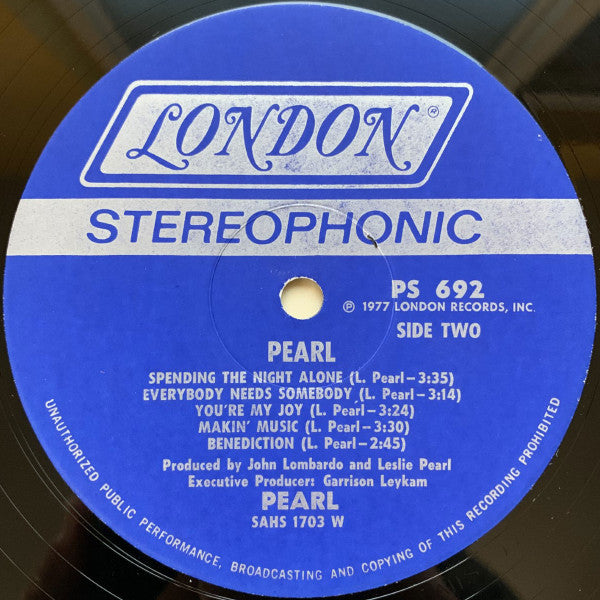 Pearl (35) : Pearl (LP,Album,Stereo)