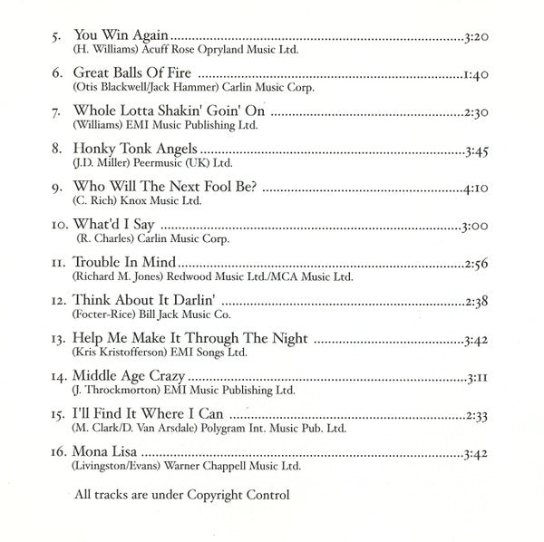 Jerry Lee Lewis : Greatest Hits Live (Compilation)