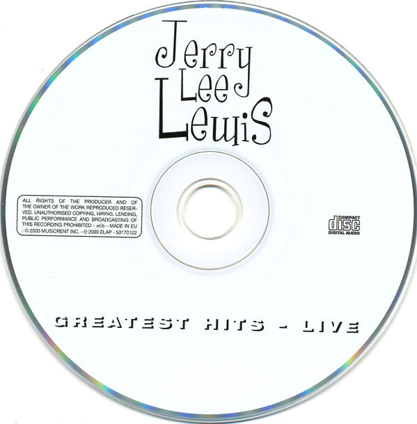 Jerry Lee Lewis : Greatest Hits Live (Compilation)