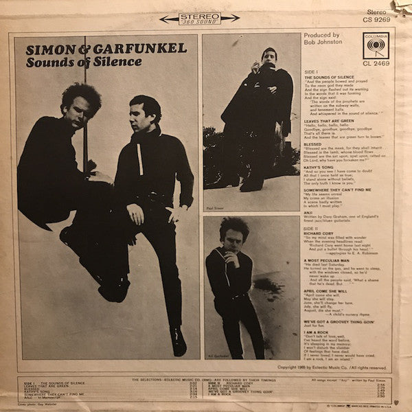 Simon & Garfunkel : Sounds Of Silence (LP,Album,Repress,Stereo)