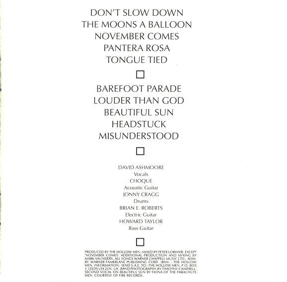 Hollow Men, The : Cresta (Album)