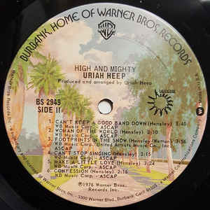 Uriah Heep : High And Mighty (LP,Album)