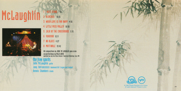 Free Spirits (4), The Featuring John McLaughlin : Tokyo Live (Album)