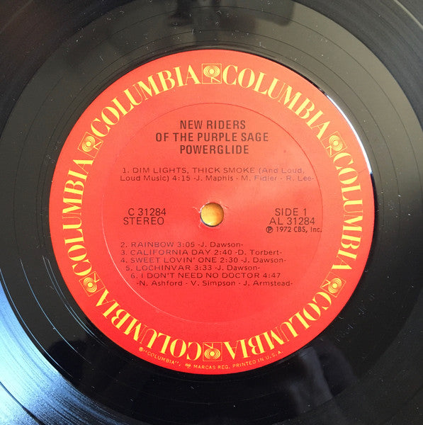 New Riders Of The Purple Sage : Powerglide (LP,Album,Reissue)