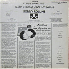 Jamey Aebersold : Sonny Rollins Nine Classic Jazz Originals (LP,Stereo)