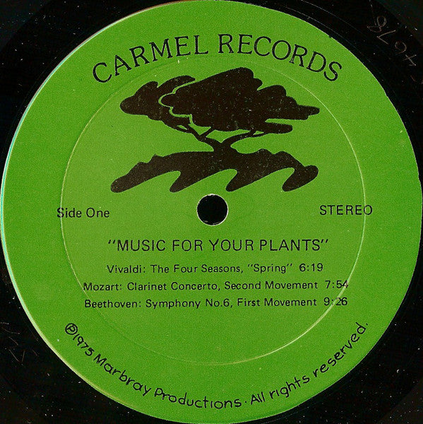 Various : Music For Your Plants (LP)
