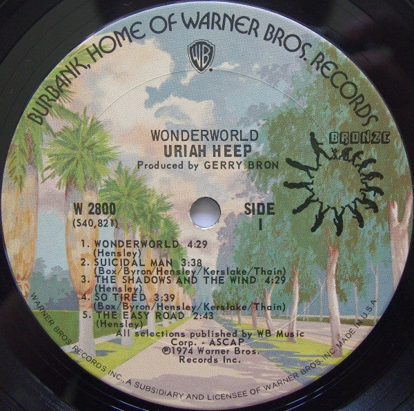Uriah Heep : Wonderworld (LP,Album)