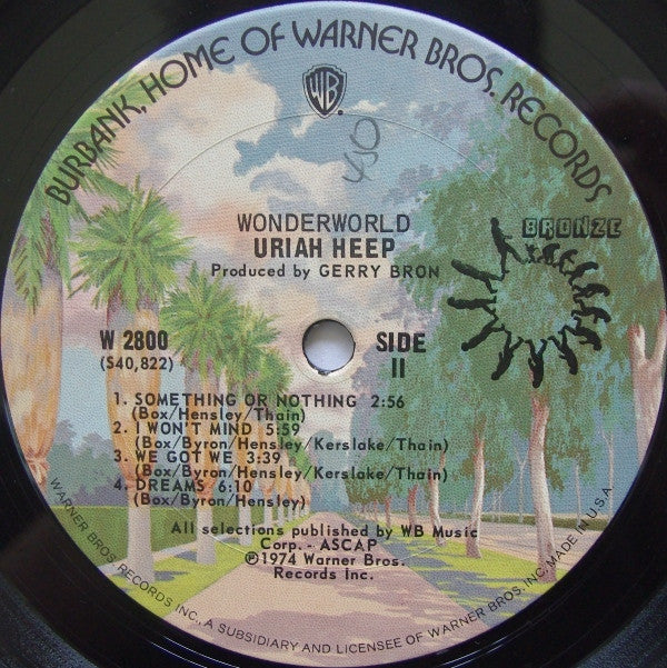 Uriah Heep : Wonderworld (LP,Album)