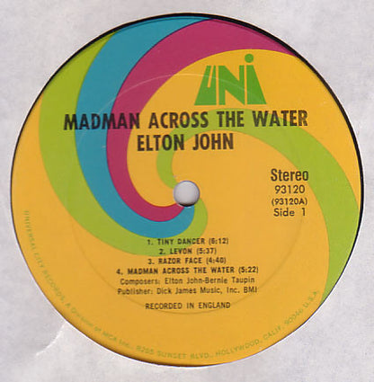 Elton John : Madman Across The Water (LP,Album)