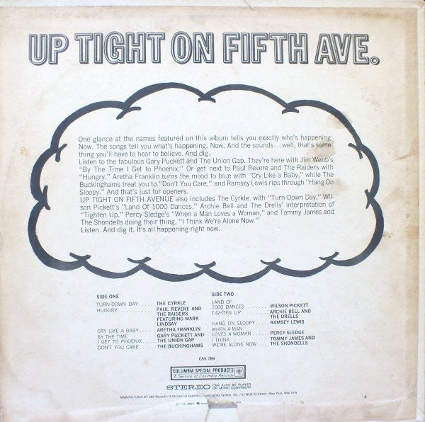 Various : Up Tight On 5th Avenue (LP,Compilation)