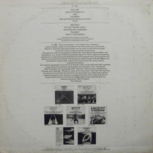 Argent : The Argent Anthology - A Collection Of Greatest Hits (LP,Compilation)