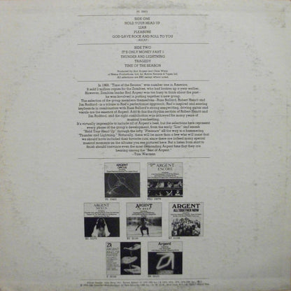 Argent : The Argent Anthology - A Collection Of Greatest Hits (LP,Compilation)