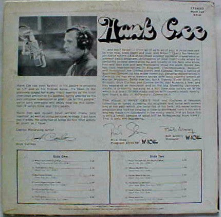 Hank Cee : When Love Comes To An End (LP,Album,Stereo)