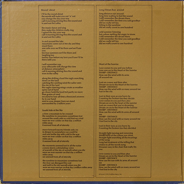 Yes : Fragile (LP,Album,Repress,Stereo)