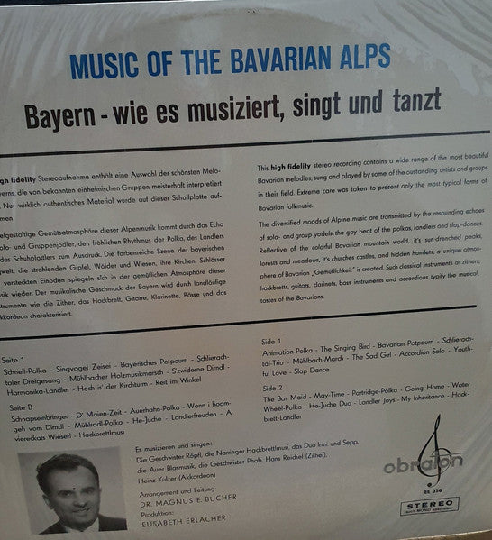 Various : Bayern - Wie Es Musiziert, Singt Und Tanzt (Music Of The Bavarian Alps) (LP)