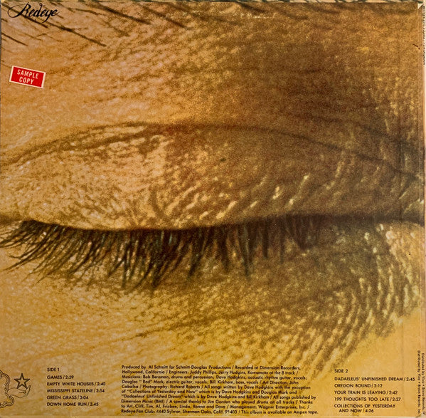 Redeye (5) : Redeye (LP,Album,Stereo)