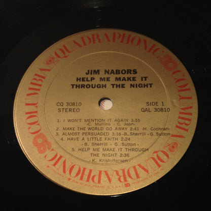 Jim Nabors : Help Me Make It Through The Night (LP,Album,Quadraphonic)