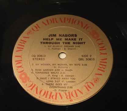 Jim Nabors : Help Me Make It Through The Night (LP,Album,Quadraphonic)