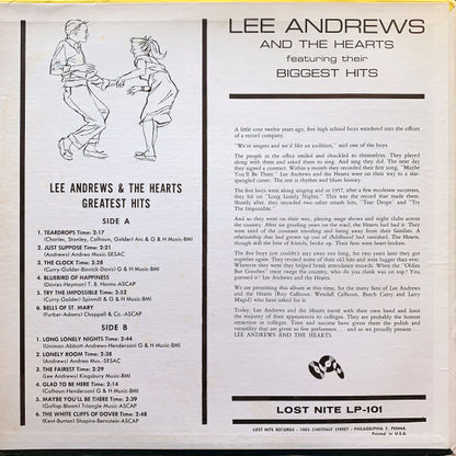 Lee Andrews & The Hearts : Featuring Their Biggest Hits (LP,Compilation,Reissue,Stereo)