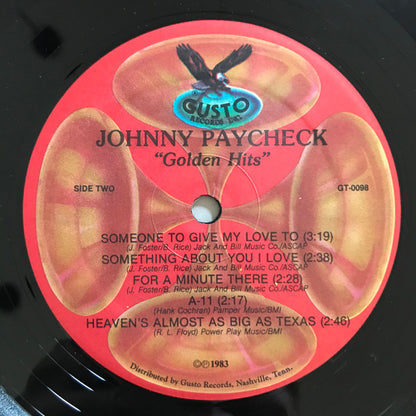 Johnny Paycheck : Golden Classics (LP,Compilation)
