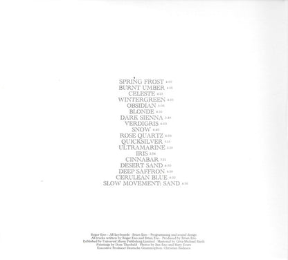 Roger Eno And Brian Eno : Mixing Colours (Album)