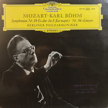 Wolfgang Amadeus Mozart • Karl Böhm, Berliner Philharmoniker : Symphonien Nr. 39 Es-Dur • Nr. 36 »Linzer« (LP,Album,Stereo)