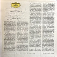 Wolfgang Amadeus Mozart • Karl Böhm, Berliner Philharmoniker : Symphonien Nr. 39 Es-Dur • Nr. 36 »Linzer« (LP,Album,Stereo)