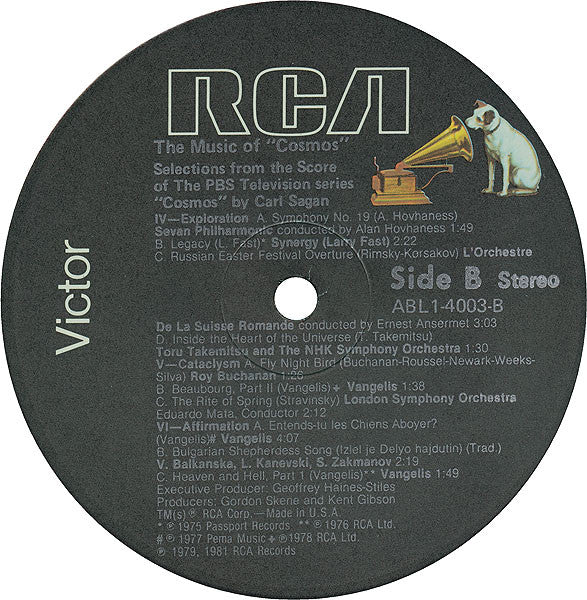 Various : The Music Of Cosmos (LP,Compilation)